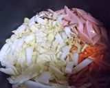子供喜ぶ！【白菜とギョニソのクリーム煮】作り方7写真
