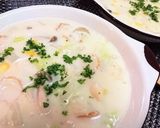 子供喜ぶ！【白菜とギョニソのクリーム煮】作り方28写真