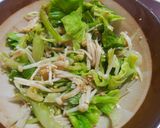 キャベツとえのきの胡麻和え♪作り方4写真