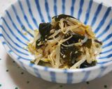 もやしとワカメの酢の物♪作り方4写真