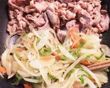 野菜がうまい♬豚こま肉でしょうが焼き(風作り方5写真