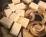 【簡単10分】豆腐と玉ねぎの卵とじ丼作り方1写真