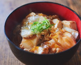 【簡単10分】豆腐と玉ねぎの卵とじ丼作り方4写真