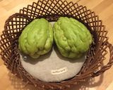 はやと瓜の鶏そぼろ煮作り方1写真