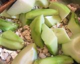 はやと瓜の鶏そぼろ煮作り方4写真