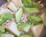 はやと瓜の鶏そぼろ煮作り方5写真