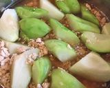 はやと瓜の鶏そぼろ煮作り方6写真