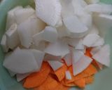 簡単やわらか肉団子の味噌汁作り方1写真