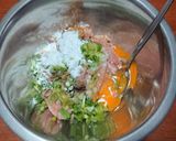 簡単やわらか肉団子の味噌汁作り方3写真