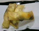 あんことクリームチーズの餅春巻き作り方3写真