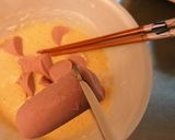 HMでアメリカンドッグ味！ホットケーキ作り方2写真