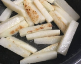 長芋を炒めてホクホク☆コクうまオイマヨ味作り方5写真