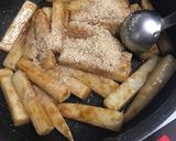 長芋を炒めてホクホク☆コクうまオイマヨ味作り方7写真