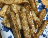 長芋を炒めてホクホク☆コクうまオイマヨ味作り方9写真