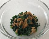 レンジで簡単！ほうれん草の煮浸し作り方4写真