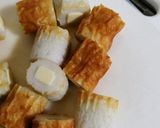 お弁当にも♡チーズ入り★ちくわの磯辺あげ作り方5写真