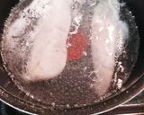 ホワイトセロリとササミの梅風味サラダ作り方1写真
