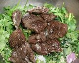 【タイ料理】ナムトック(ハーブのサラダ)作り方14写真