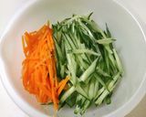 ＊豆苗ときゅうりのナムル＊作り方2写真