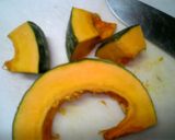 圧力鍋で作るかぼちゃの煮物作り方1写真