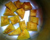 圧力鍋で作るかぼちゃの煮物作り方2写真
