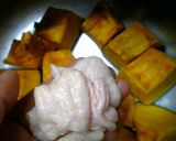 圧力鍋で作るかぼちゃの煮物作り方3写真