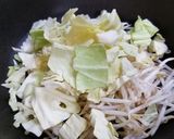 イノシシ肉のベーコンを使った野菜炒め＾＾作り方3写真