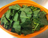 レンジで簡単！ほうれん草の胡麻和え作り方1写真