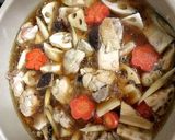 素材の旨味がじんわり 鶏と根菜の煮物作り方7写真