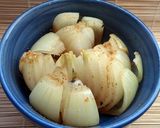 丸ごとレンチン玉ねぎ♪ゴマ七味醤油味作り方8写真