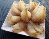 丸ごとレンチン玉ねぎ♪ゴマ七味醤油味作り方9写真