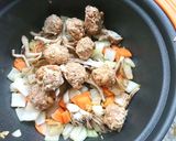 大豆肉団子と野菜の酢醤油炒め作り方6写真