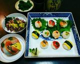 ひな祭りに、手まり寿司より大きい蹴鞠寿司作り方8写真