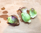 フキノトウとコンニャクのきんぴら炒め作り方1写真