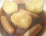 うどとじゃがいもの煮物作り方4写真
