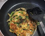 牡蠣のエキスと野菜の水分で焼く牡蠣チヂミ作り方6写真