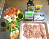 鶏肉とエリンギとトマトクリーム煮作り方1写真