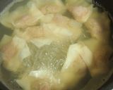 坦々風！豆乳スープワンタン　作り方4写真