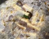 きのこたっぷり豚バラ肉豆腐作り方4写真