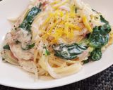 春パスタ☆菜の花ベーコンの柚子クリーム風作り方8写真