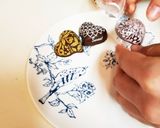 ダイソー★クックパッドコラボ転写チョコ作り方5写真