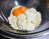 糖質制限◆ふわしゅわスフレパンケーキ作り方3写真