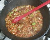 鶏胸ピカタの麻婆ソース作り方5写真