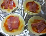 餃子の皮ピザ風作り方2写真