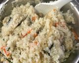 蒸し器でも意外と簡単山菜おこわ作り方17写真