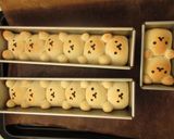 くまさん一列ちぎりパン×チョコレート入り作り方8写真
