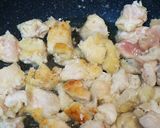 ゴボウと鶏肉の甘辛炒め煮作り方4写真