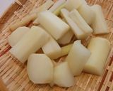 うどの料理!揚げ、油煮、汁物、和え物2種作り方10写真