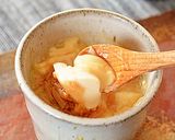 絹ごし豆腐入りの茶碗蒸し・なめ茸のせ♪作り方7写真