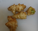 食感が楽しい☆キクイモの炒め物作り方1写真